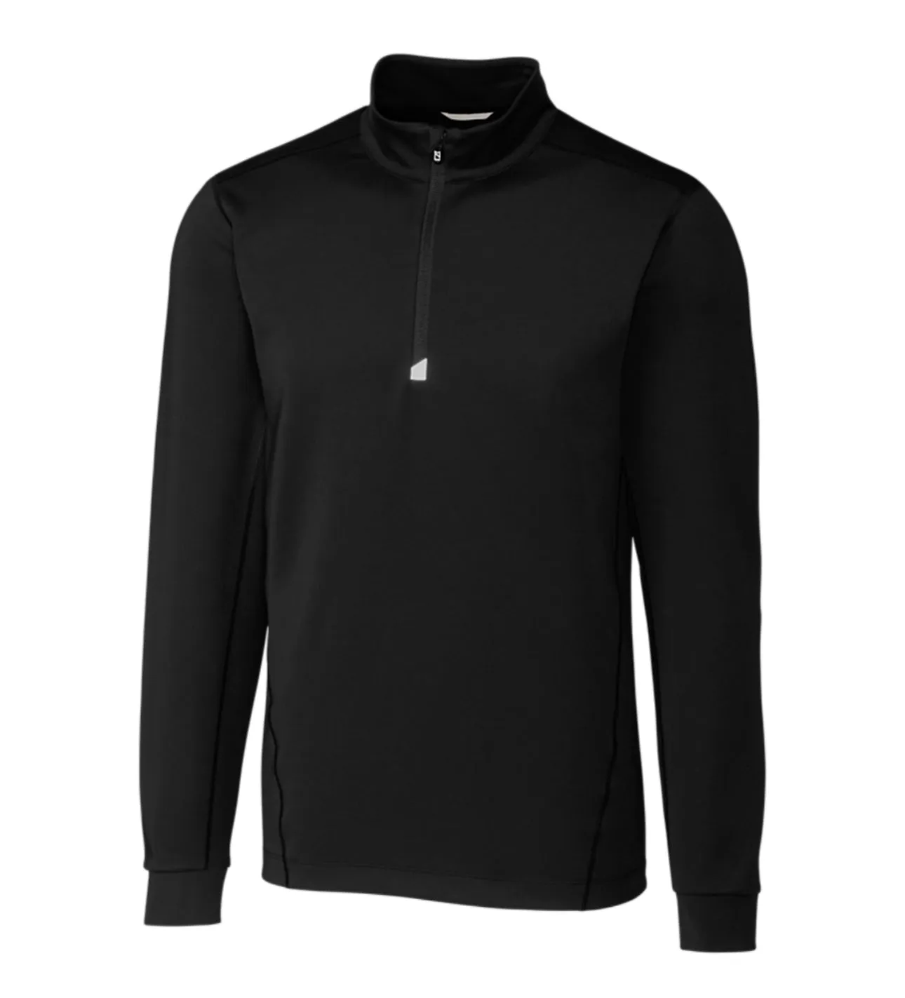 Big & Tall Cutter & Buck Traverse Stretch Quarter Zip Pullover - Black