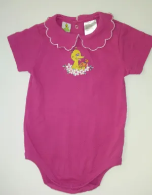 Big Bird Sesame Street Pink One Piece Outfit