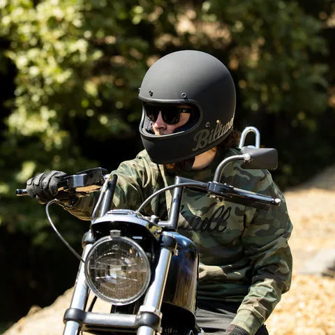 Biltwell - Gringo Helmet - Flat Black Factory