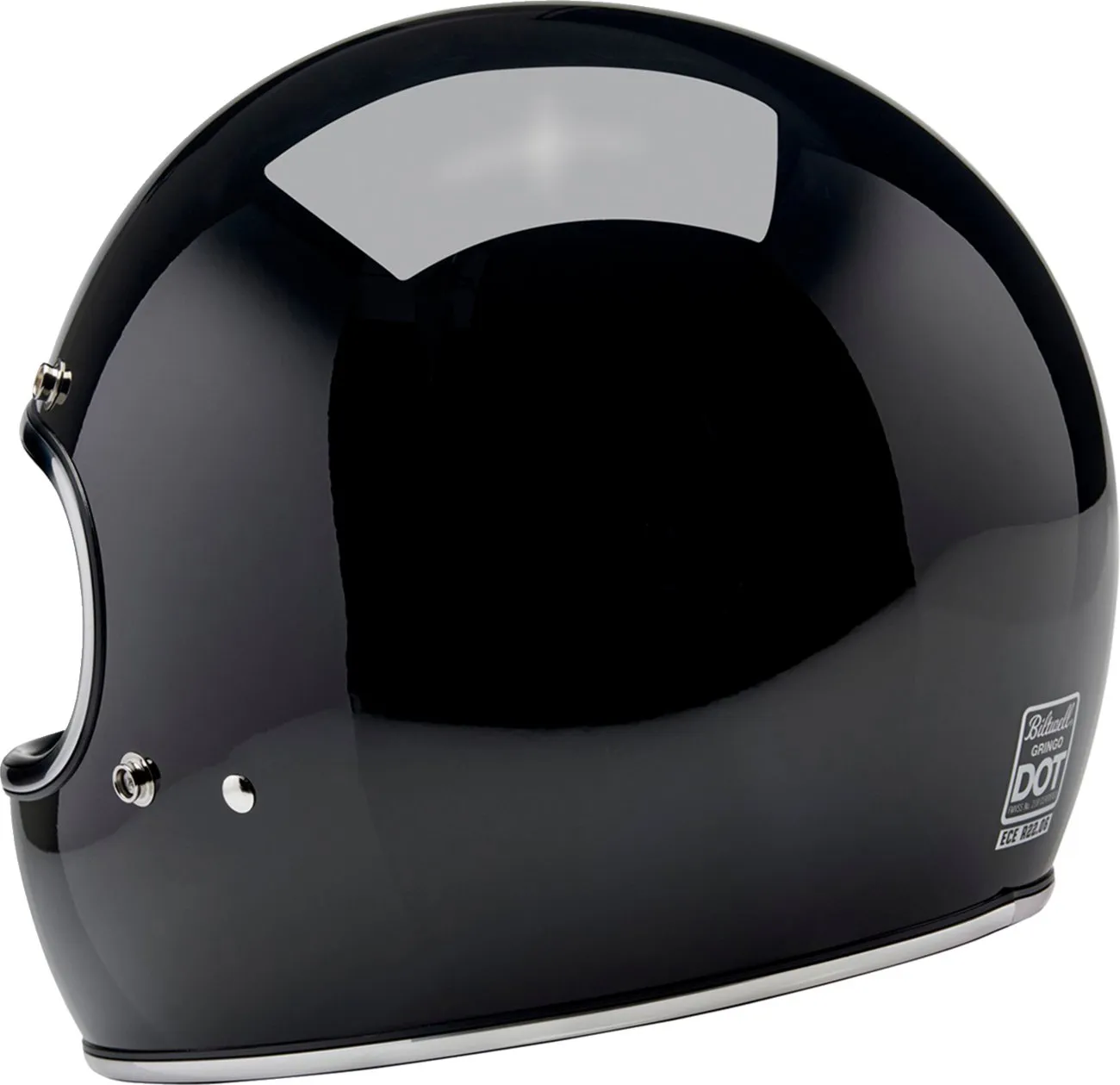 BILTWELL Gringo Helmet - Gloss Black