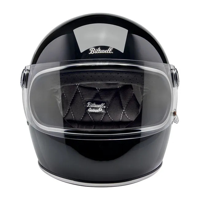 BILTWELL GRINGO S HELMET GLOSS BLACK