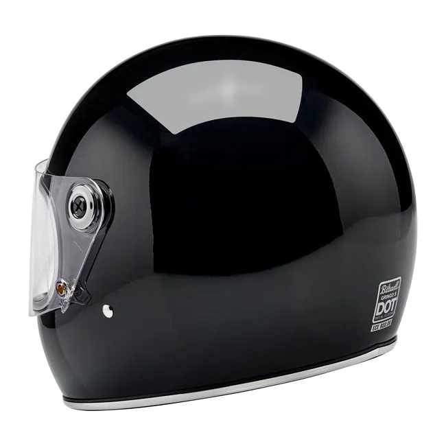 BILTWELL GRINGO S HELMET GLOSS BLACK