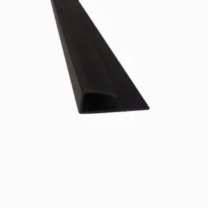 Black End Cap Edging Trim For 8mm Bathroom Wall Panels 2.6m Long