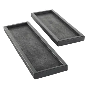 BLACK MARBLE SLIM TRAYS