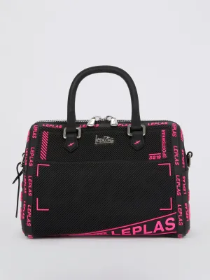 Black Medium Bauletto Sportswear Top Handle Bag