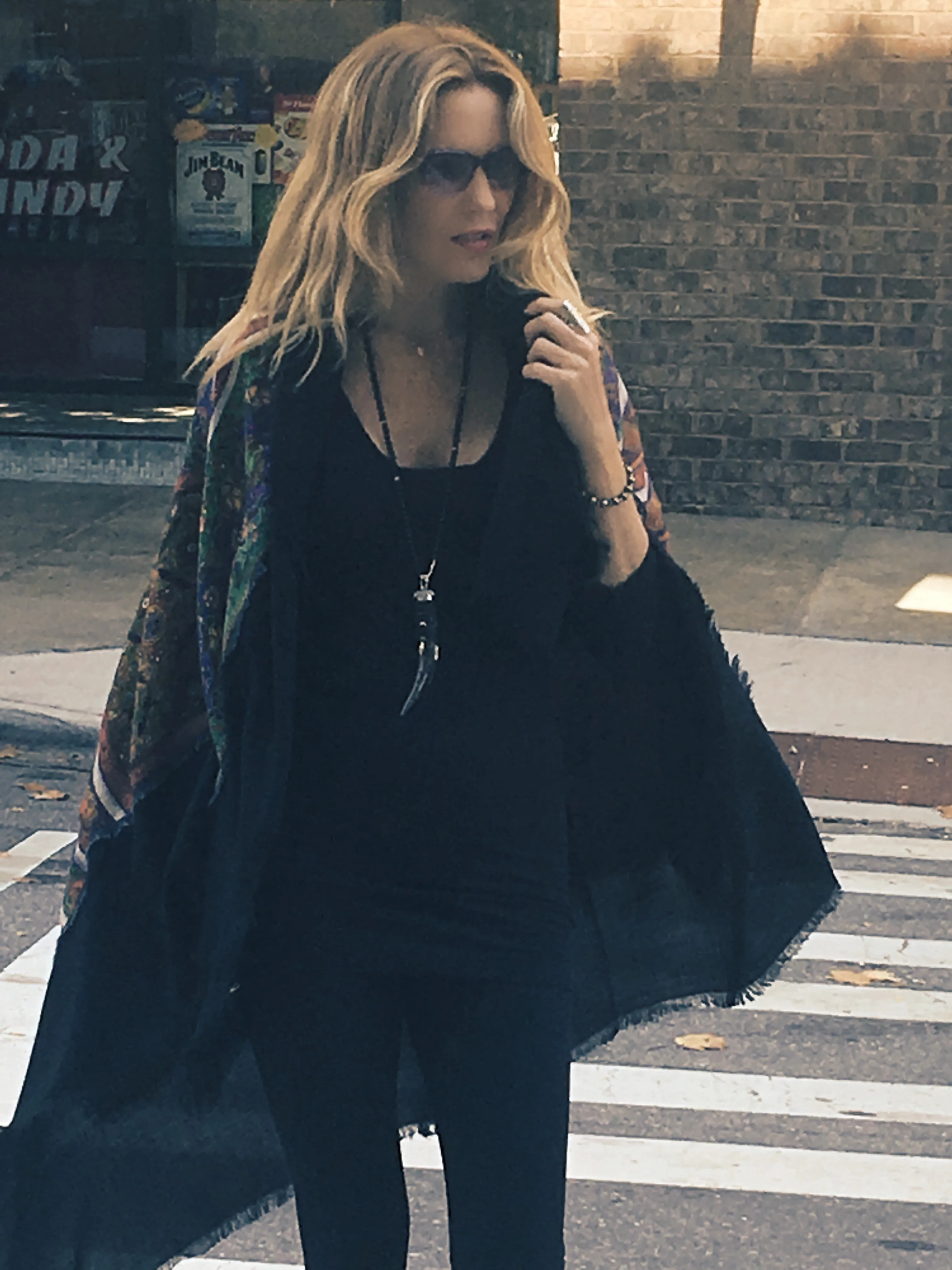 Black onyx Boho Tusk