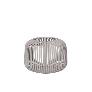 Blomus Lantern - Powder Coated Steel in Dove-Grey: XS 14x10cm Lito