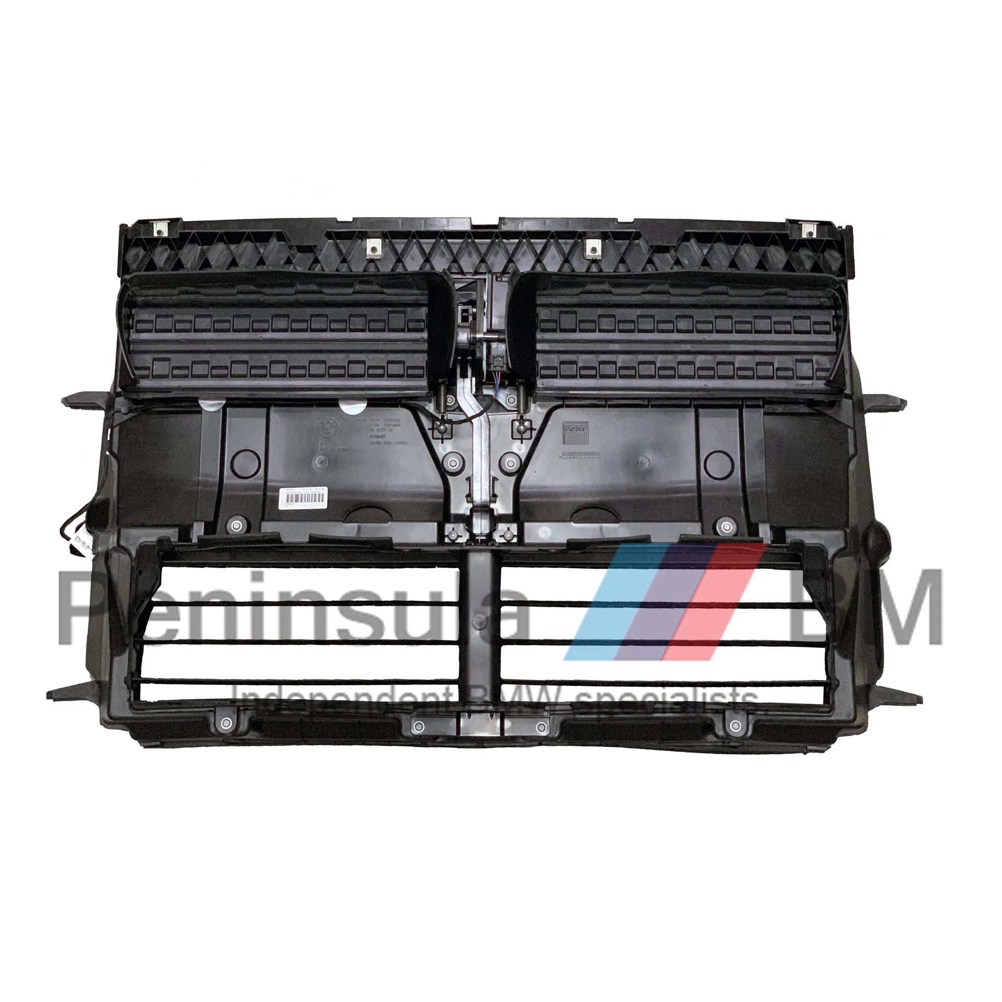 BMW Front Air Duct With Flap Control F45 F46 Genuine 51747338207