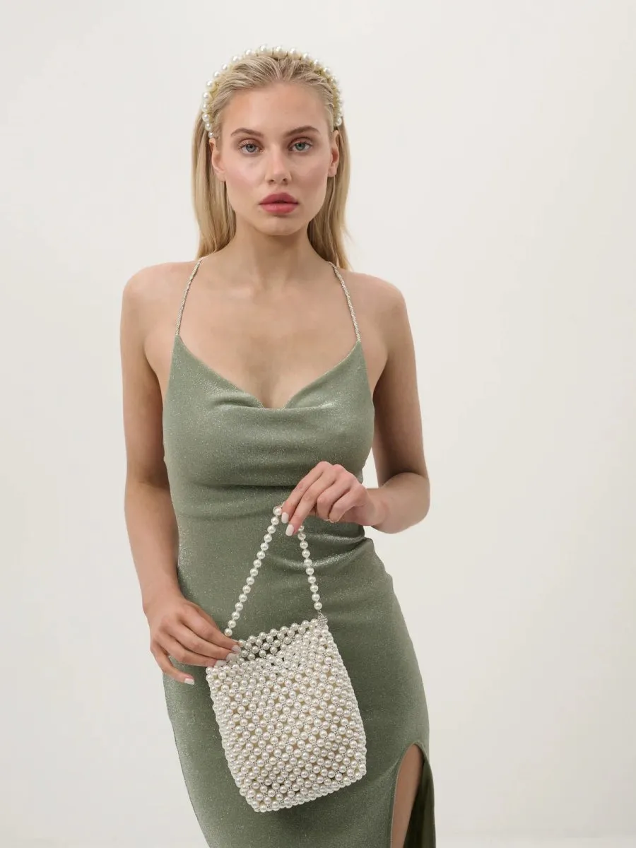 Boba Mini Pearl Bucket Bag