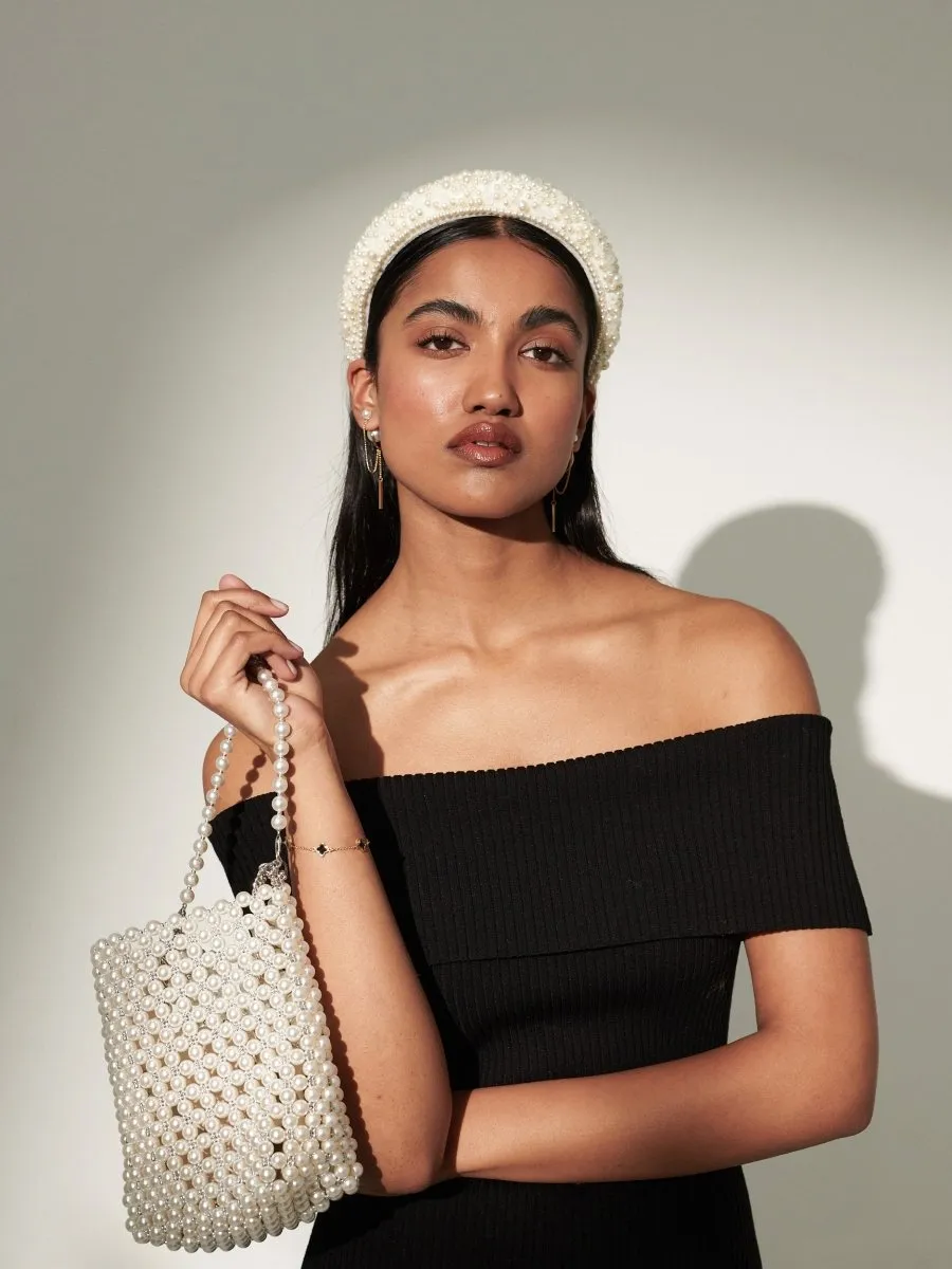 Boba Mini Pearl Bucket Bag