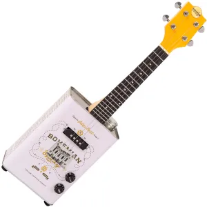 Bohemian Oil Can Electric Soprano Ukulele, Honey