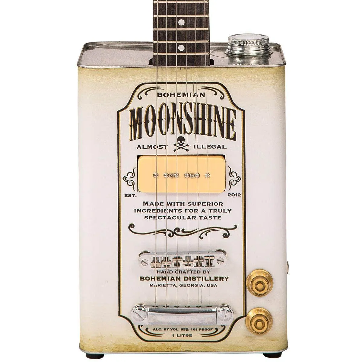 Bohemian Oil Can Guitar ~ P90 ~ Moonshine Limited Edition