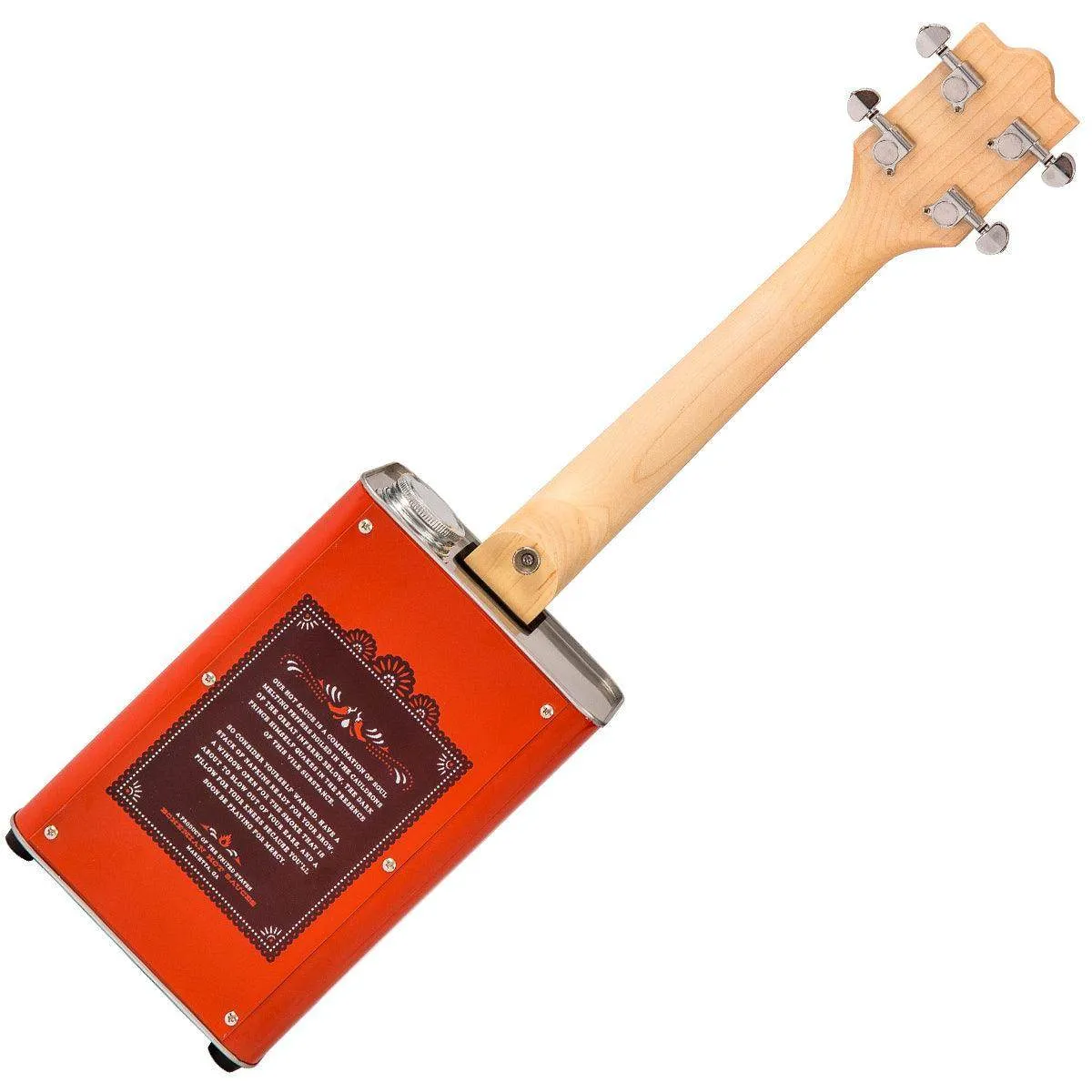 Bohemian Oil Can Ukulele ~ Hot Sauce