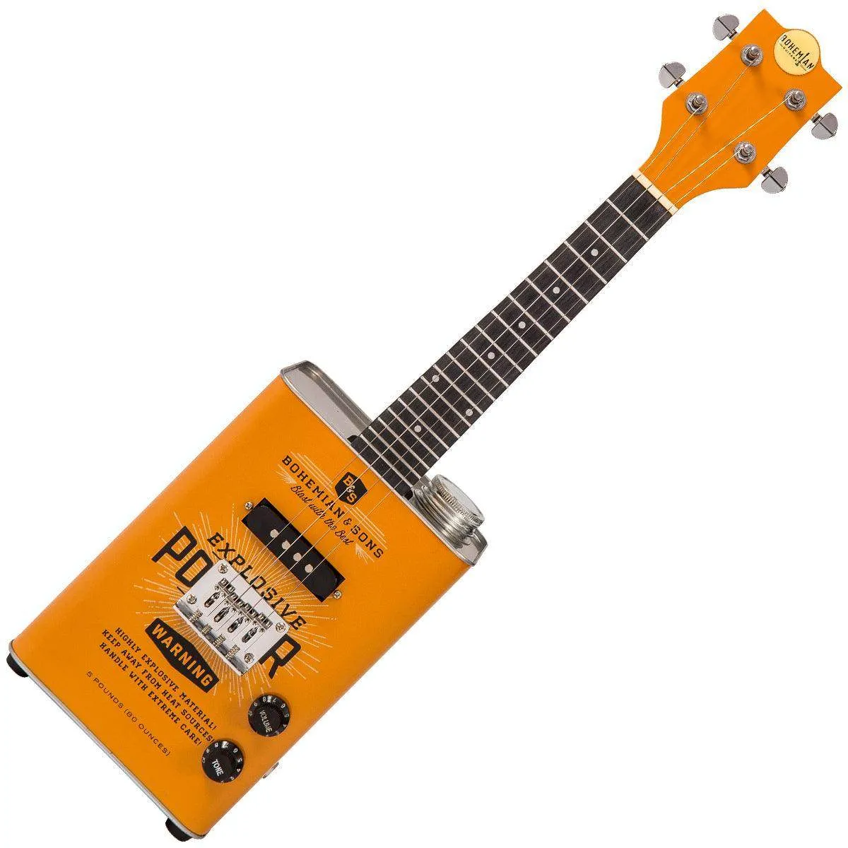 Bohemian Oil Can Ukulele ~ TNT