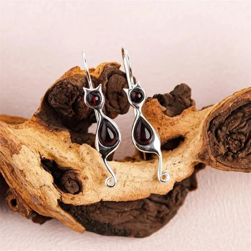 Bohemian Style Fashion Moon Star Fox Stud Earring