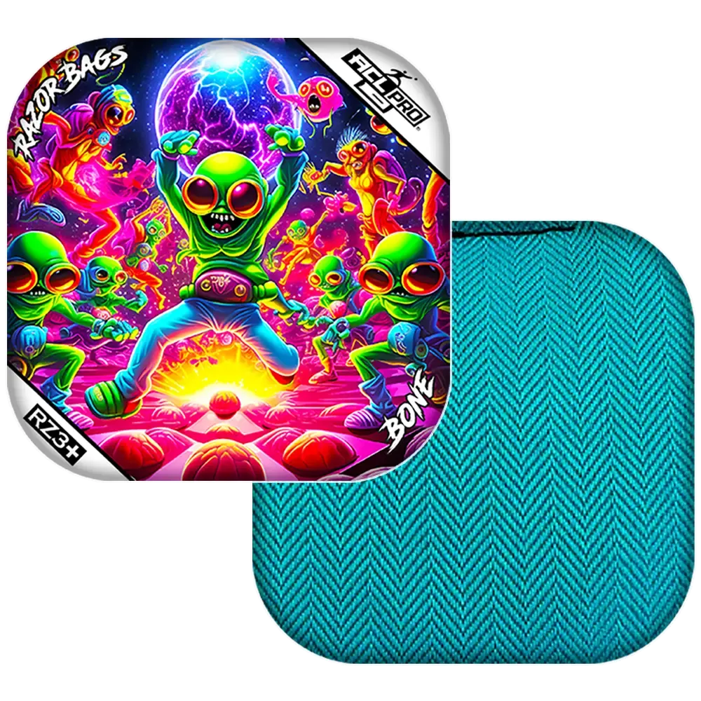 Bone | Alien Dance Party | ACL PRO Razor Cornhole Bags