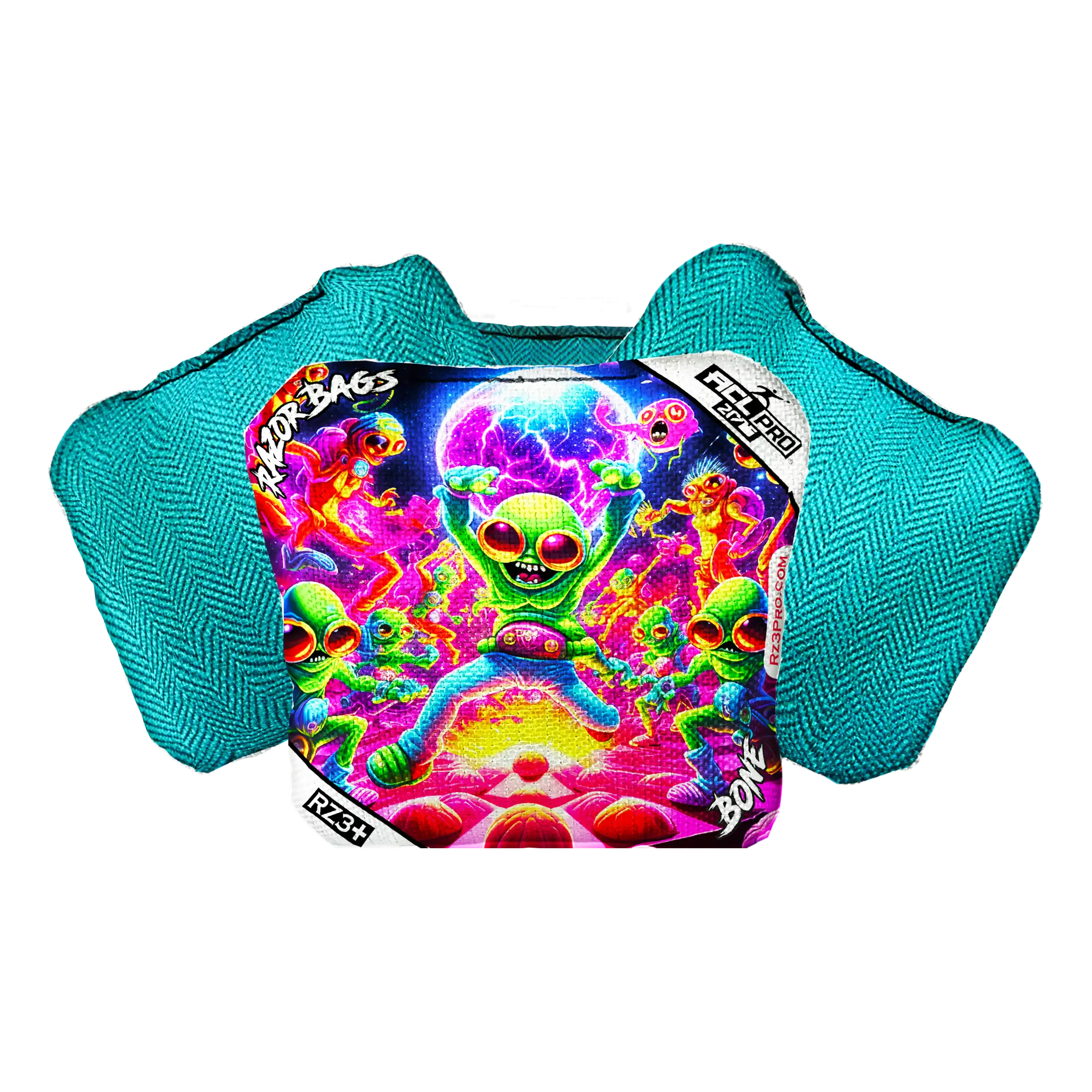 Bone | Alien Dance Party | ACL PRO Razor Cornhole Bags