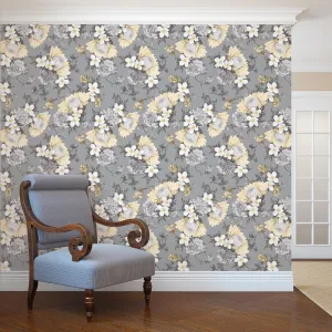 Botanical Pale Yellow Self-Adhesive BO509 Wallpaper
