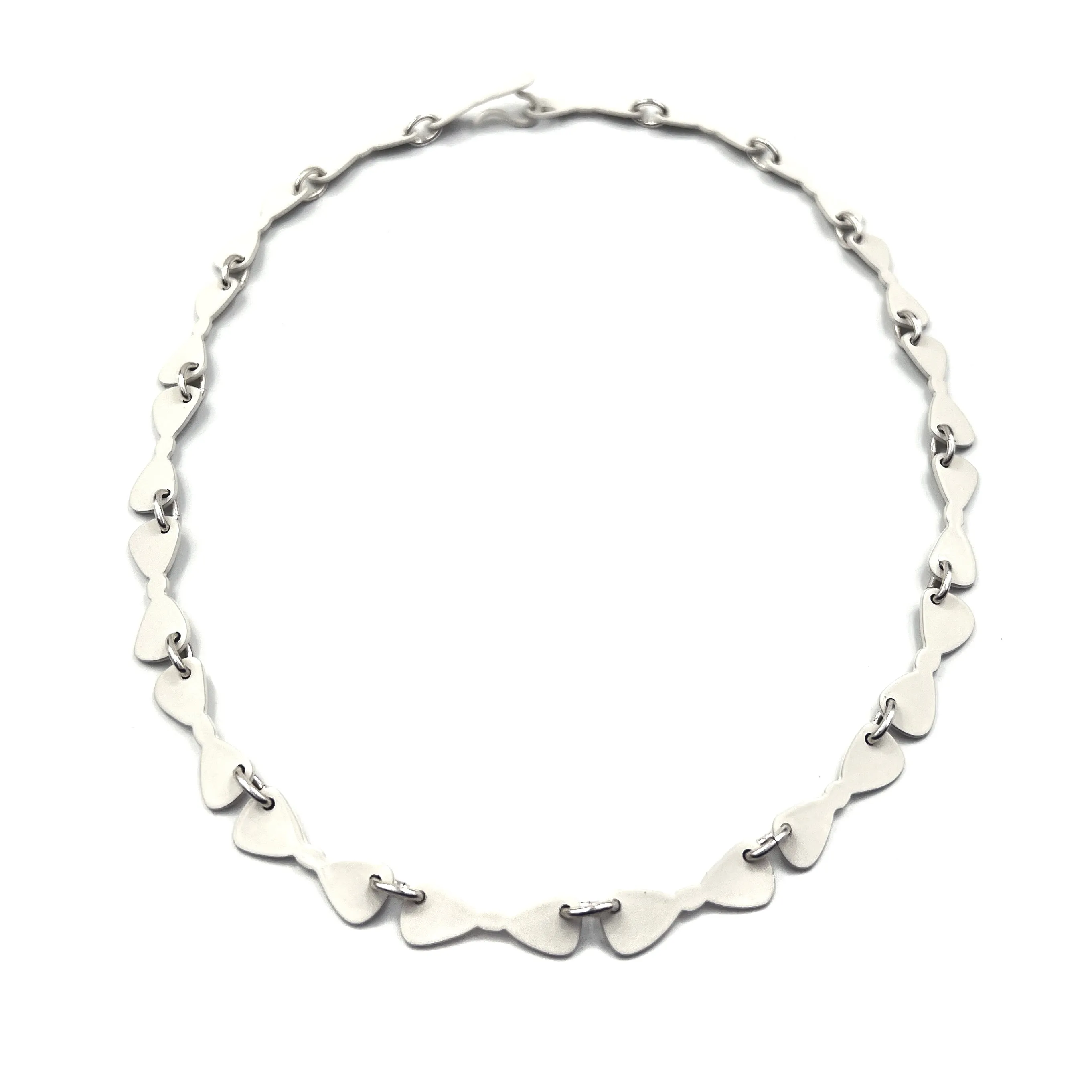 Bow Tie Link Charm Necklace