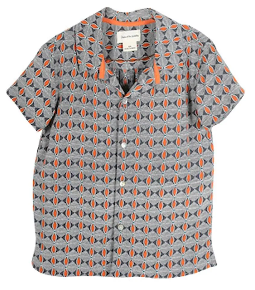 Boys Peppone Ethnic Print Shirt