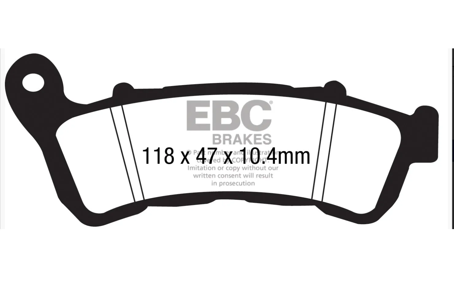 Brakes - FA388/2HH Fully Sintered - EBC (Rear)