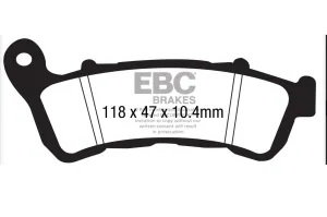 Brakes - FA388/2HH Fully Sintered - EBC (Rear)