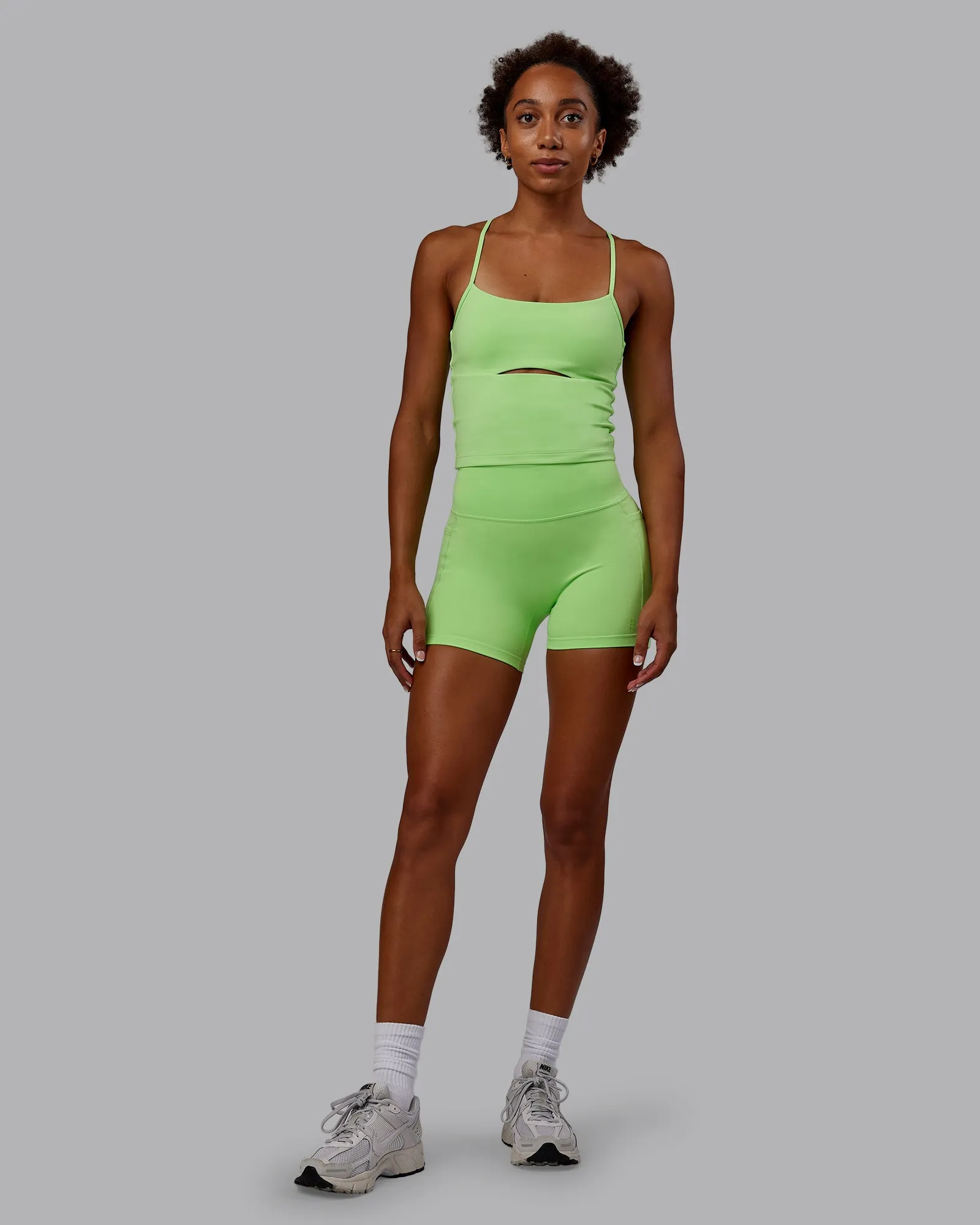 Bree Masters x Fusion X-Short with Pockets - Pastel Lime