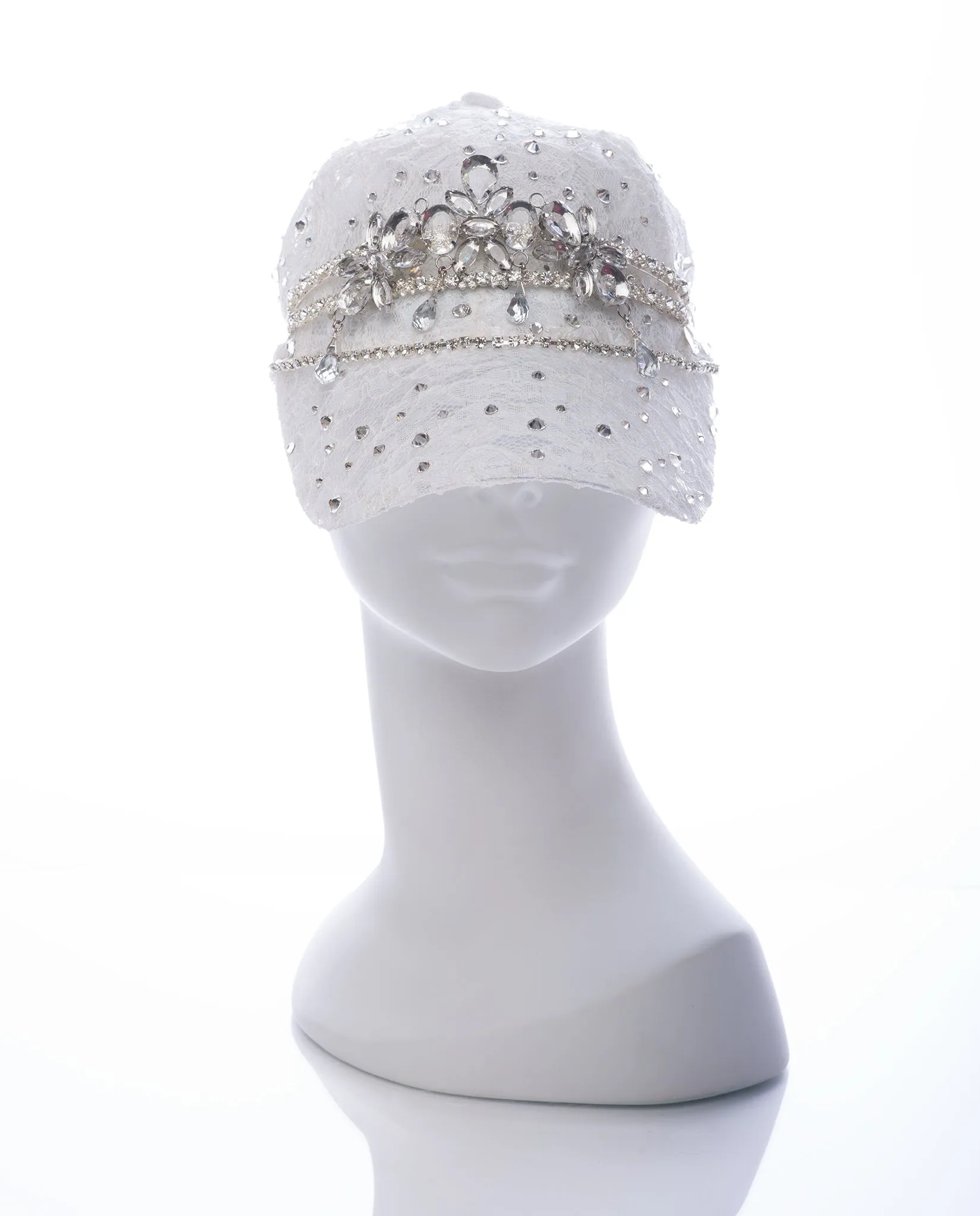 Britney Bridal • Laced Frosted Crown Cap