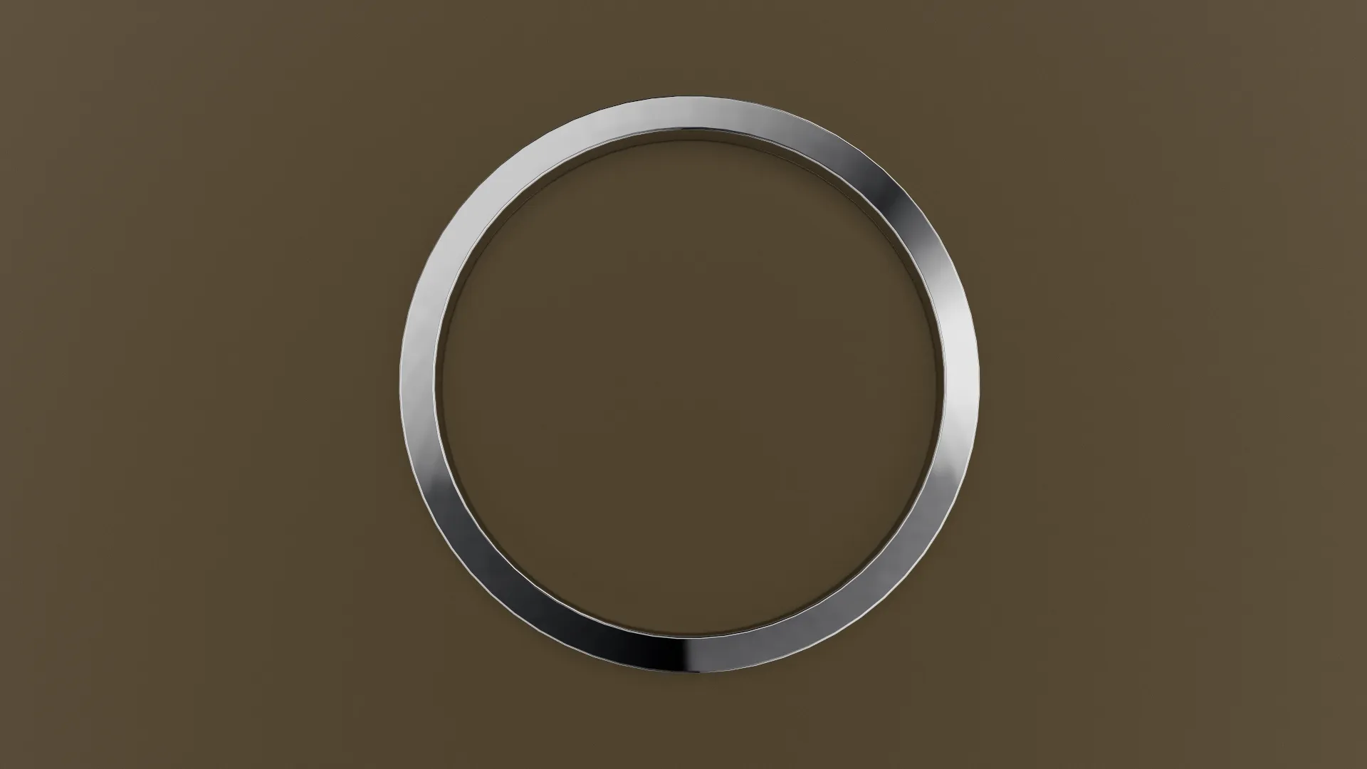 Brushed White Gold 1.5mm Flat Wedding Band