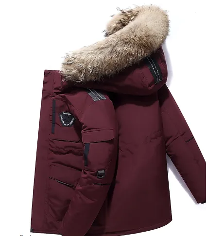 Bryan | Men's Winter Coat with Fur Hood