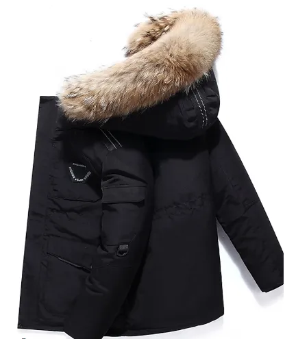 Bryan | Men's Winter Coat with Fur Hood