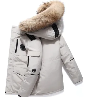 Bryan | Men's Winter Coat with Fur Hood