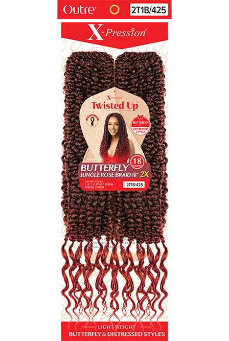 Butterfly Jungle Rose Braids
