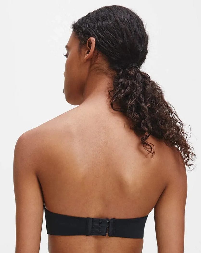 Calvin Klein Strapless Capsule Push Up Strapless Bra - Black