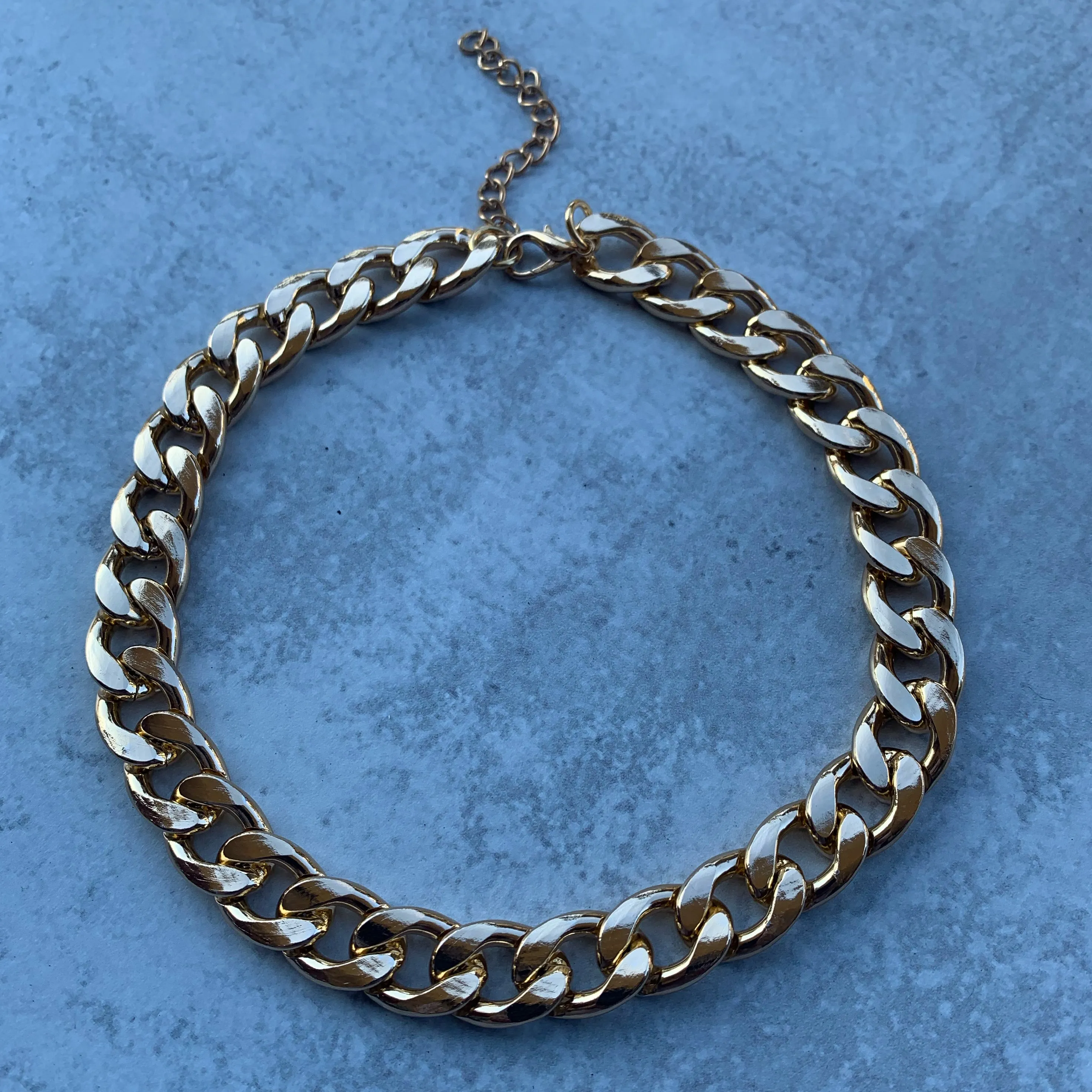 Candela Cuban "L" Chain Necklace