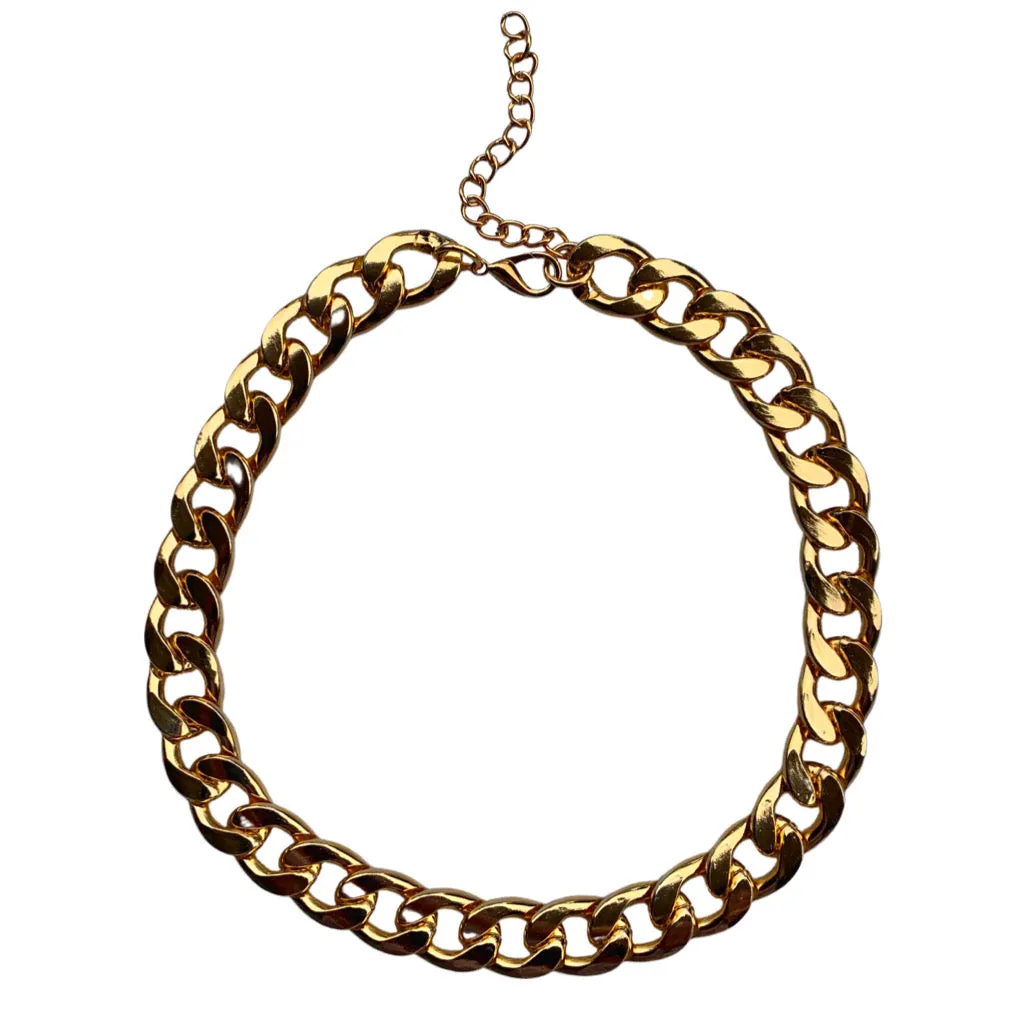 Candela Cuban "L" Chain Necklace