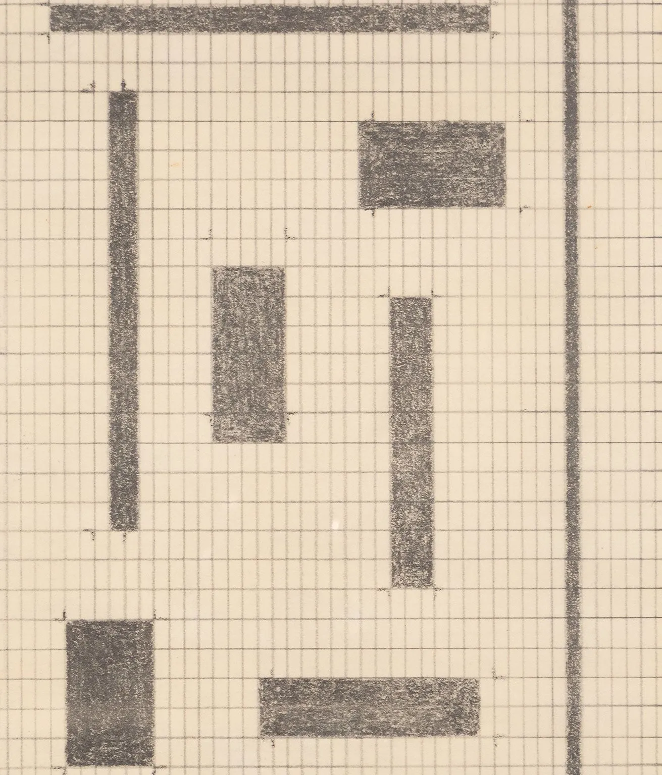 CARL ANDRE "EQUIVALENTS" LITHO, 1968
