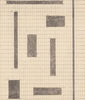 CARL ANDRE "EQUIVALENTS" LITHO, 1968