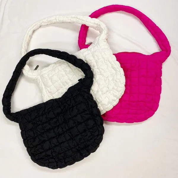 Carry All Quilted Cross Body Bag (various colors), Ellison & Young