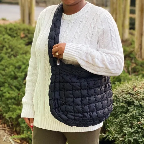 Carry All Quilted Cross Body Bag (various colors), Ellison & Young
