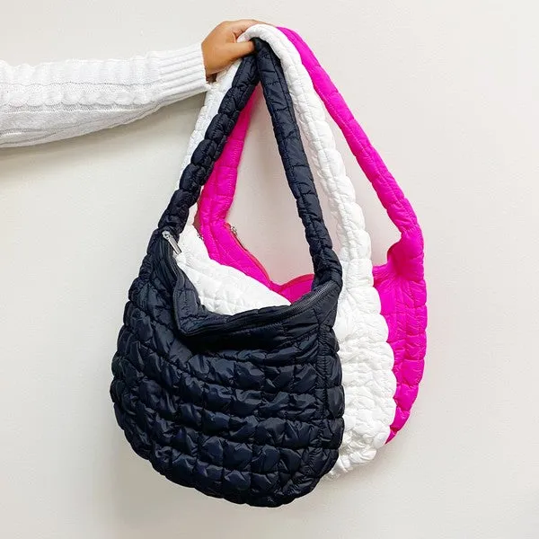Carry All Quilted Cross Body Bag (various colors), Ellison & Young