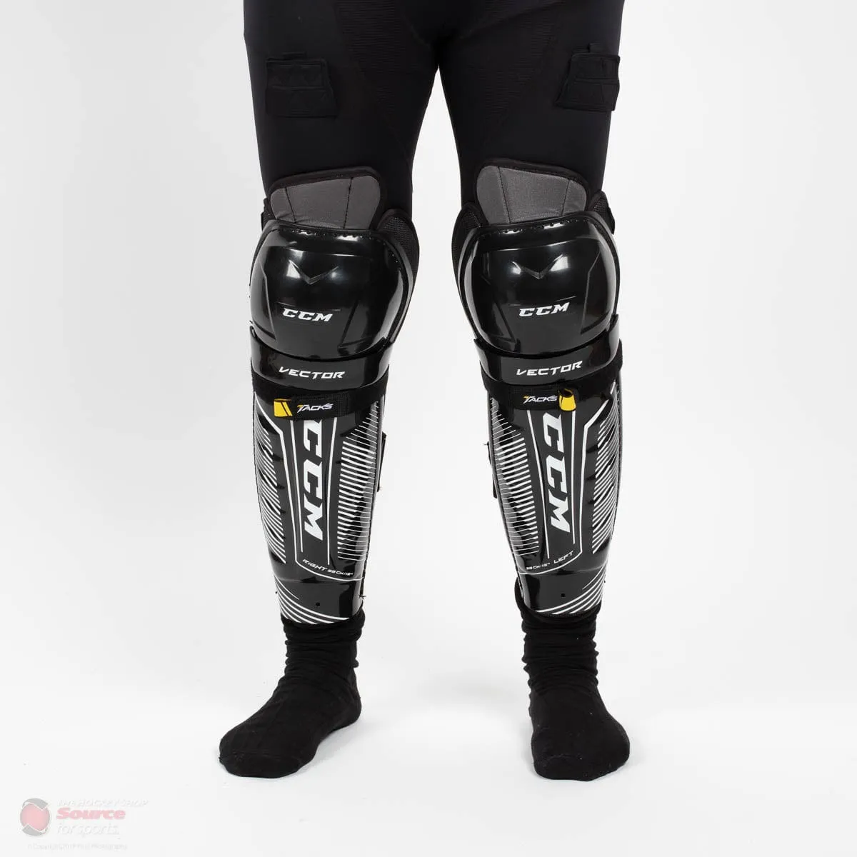 CCM Tacks Vector Junior Hockey Shin Guards (2020)