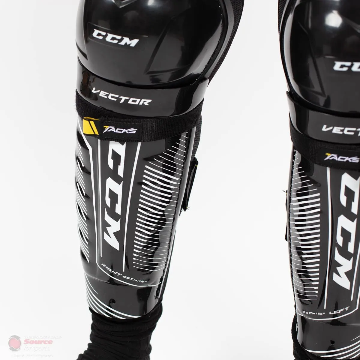CCM Tacks Vector Junior Hockey Shin Guards (2020)