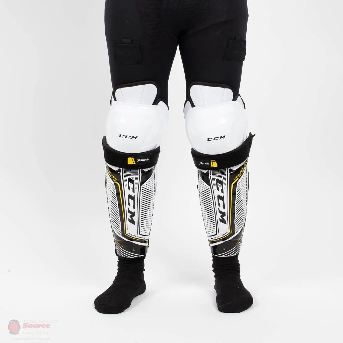 CCM Tacks Vector Plus Senior Hockey Shin Guards - 2020