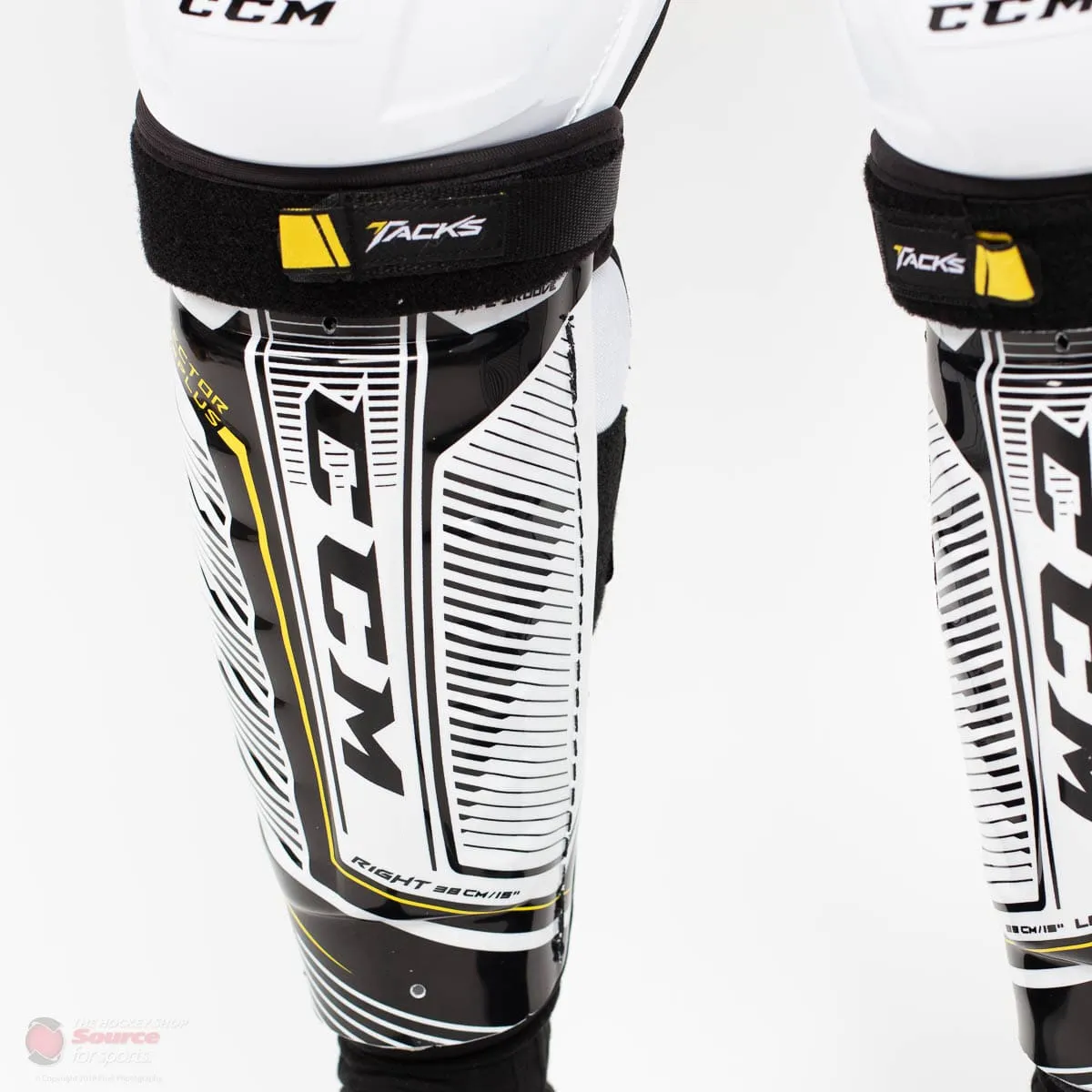CCM Tacks Vector Plus Senior Hockey Shin Guards - 2020