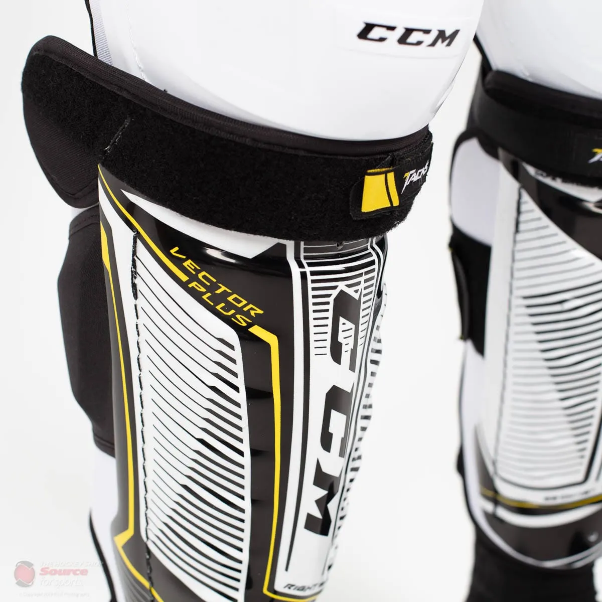 CCM Tacks Vector Plus Senior Hockey Shin Guards - 2020
