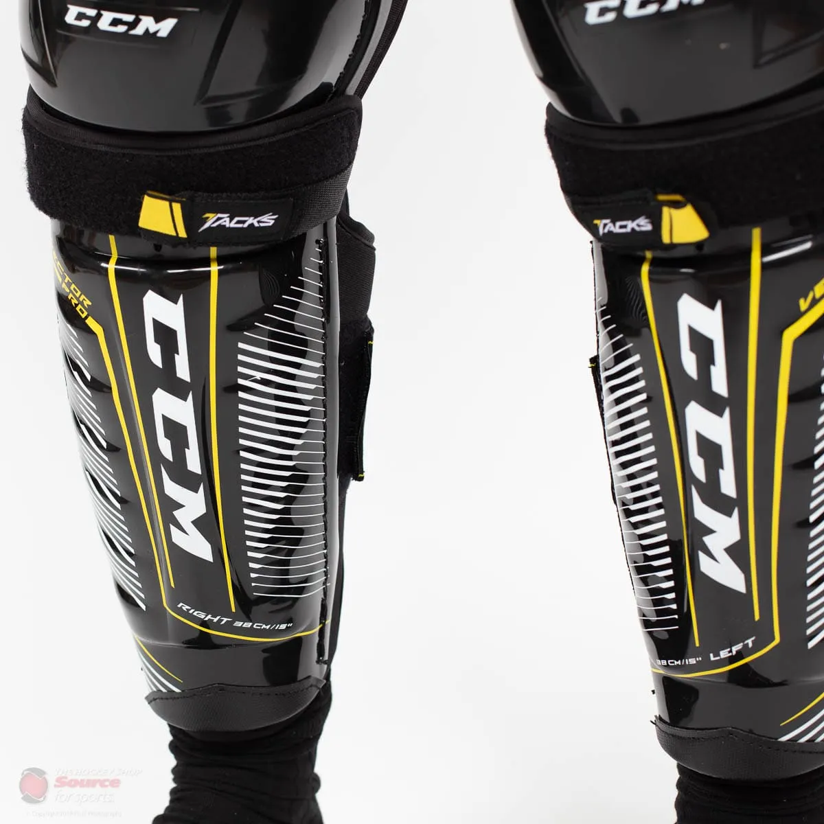 CCM Tacks Vector Pro Senior Hockey Shin Guards - 2020