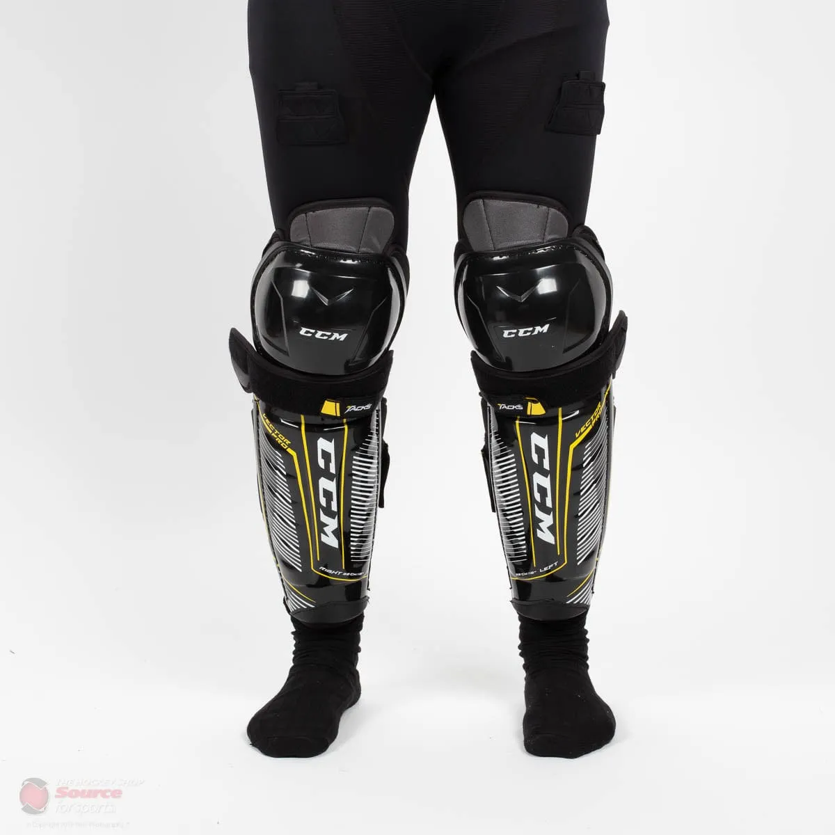 CCM Tacks Vector Pro Senior Hockey Shin Guards - 2020