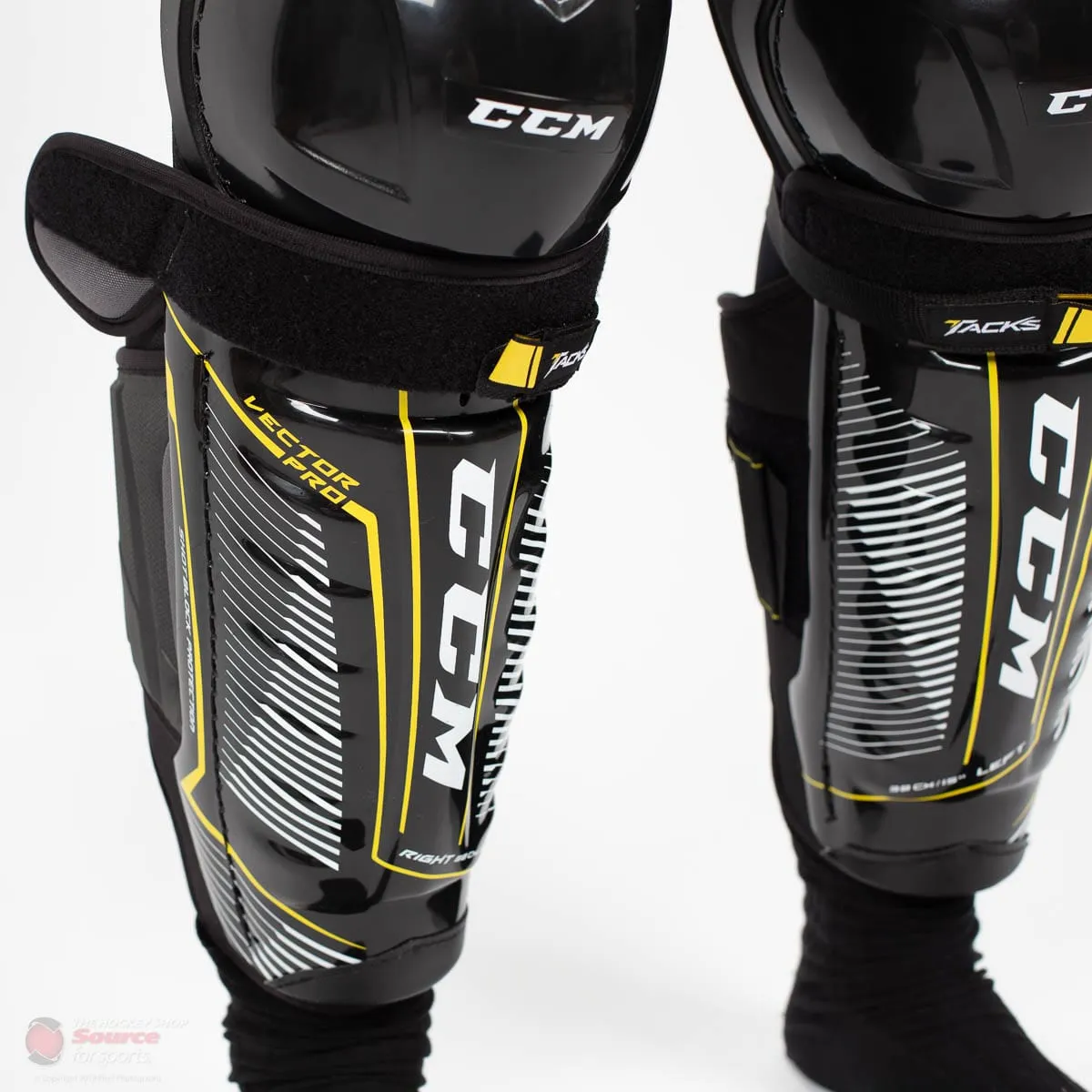CCM Tacks Vector Pro Senior Hockey Shin Guards - 2020