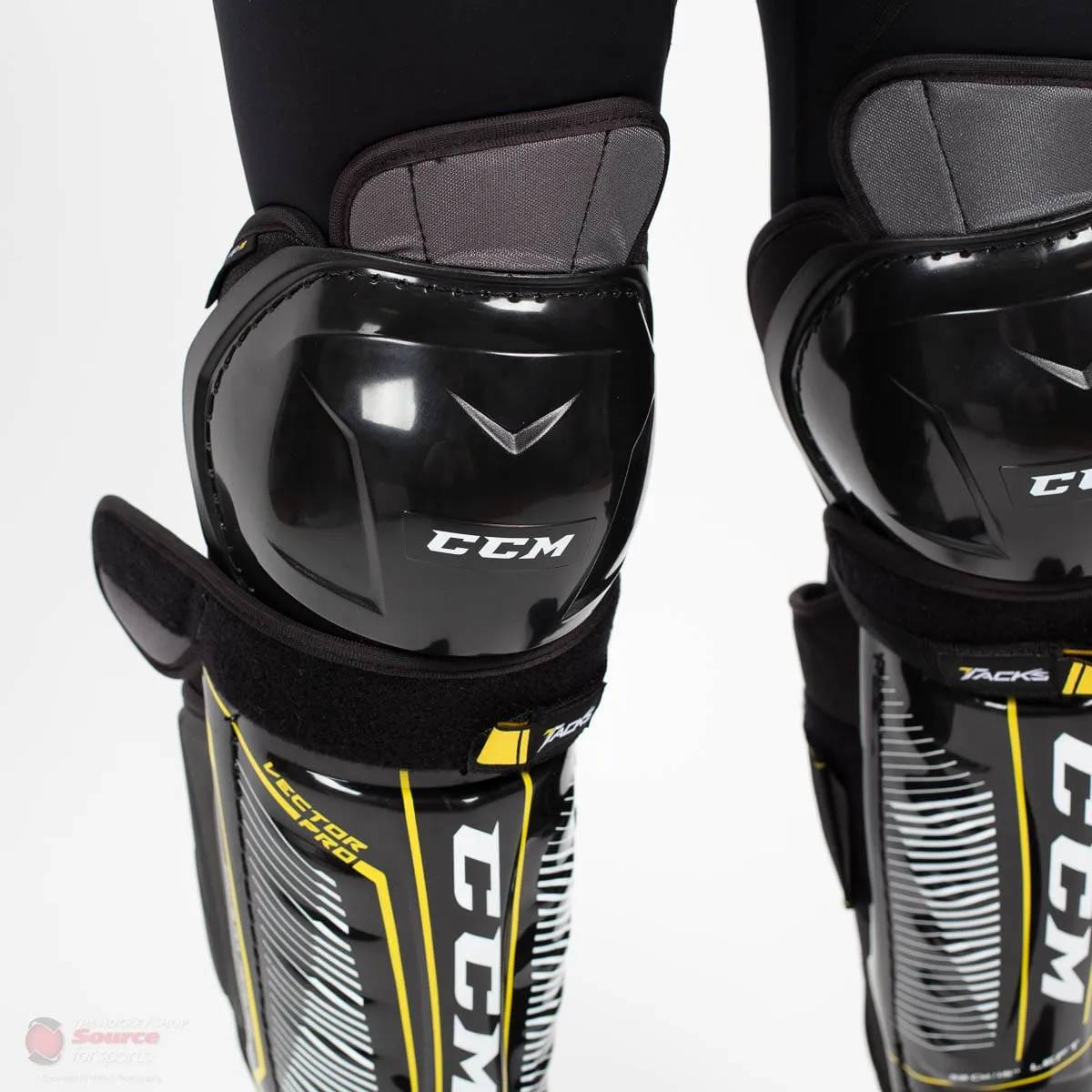 CCM Tacks Vector Pro Senior Hockey Shin Guards - 2020